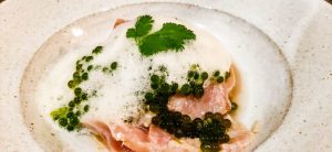 Leia mais sobre o artigo Crudo de Atum com caviar de Cuentro e Ar de Limão