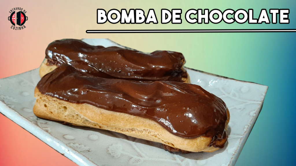 Como fazer bomba de chocolate? | éclair de choccolate