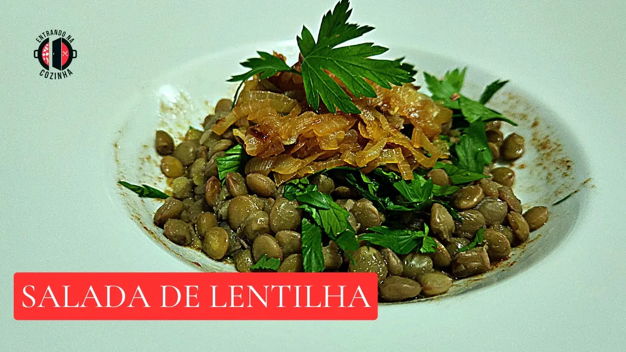 No momento você está vendo Salada de Lentilha com cebola caramelizada