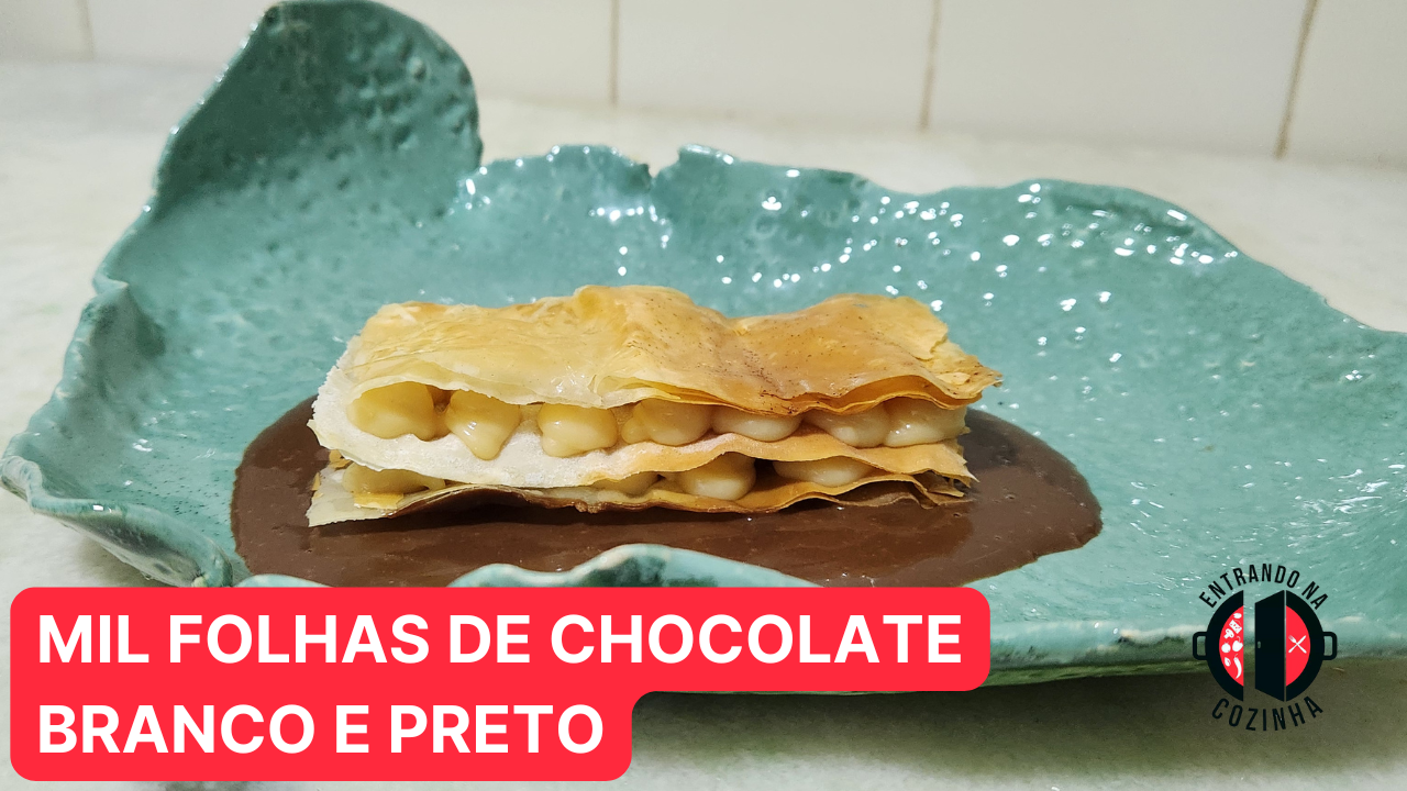 No momento você está vendo Mil folhas de chocolate branco com massa filo
