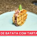 Waffle de batata